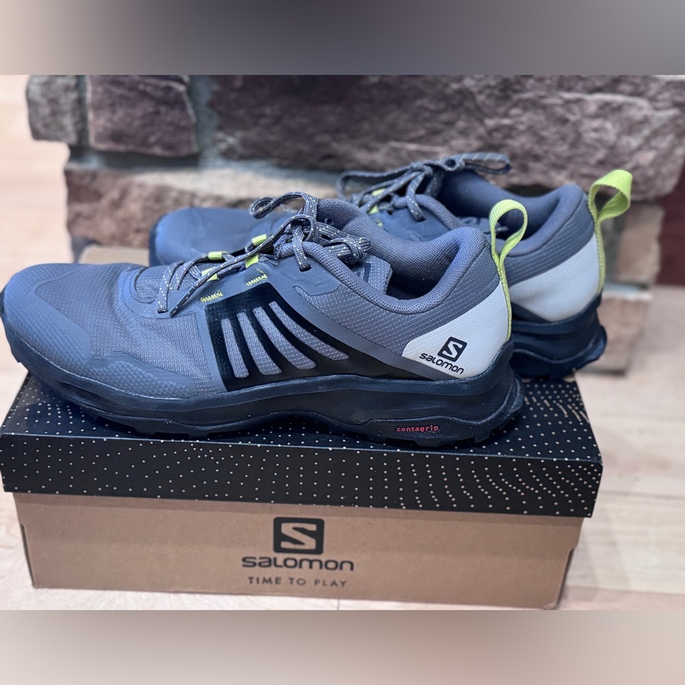 Salomon X Render Men’s Lace Up Low Top Trail Running Hiking Shoes Size 8.5